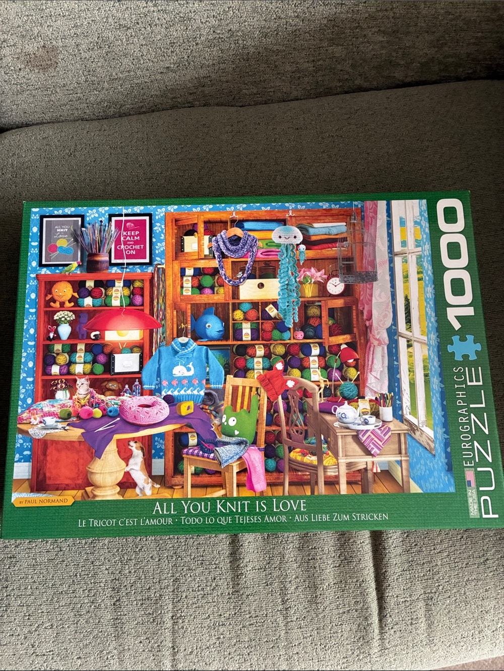 1000 piece Colorful Yarn Shop puzzle